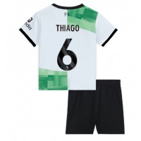 Camiseta Liverpool Thiago Alcantara #6 Visitante Equipación para niños 2023-24 manga corta (+ pantalones cortos)